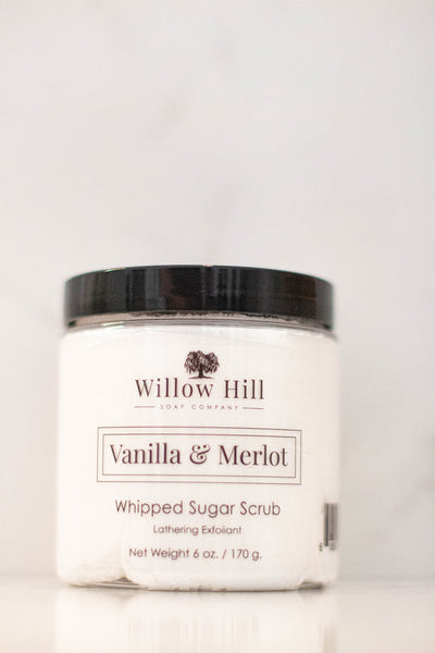 Vanilla & Merlot Whipped Sugar Scrub