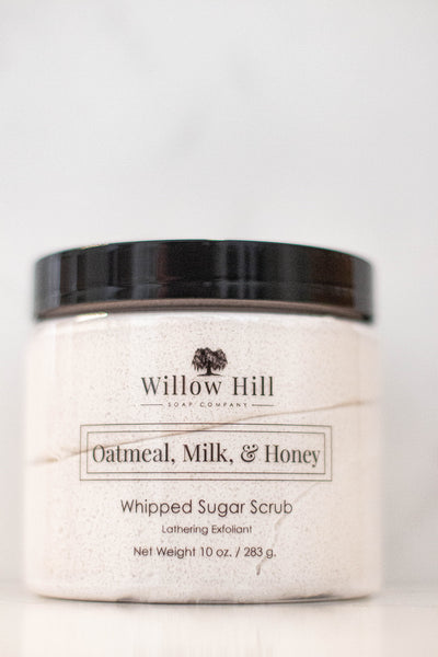 Oatmeal, Milk, and Honey Whipped Sugar Scrub