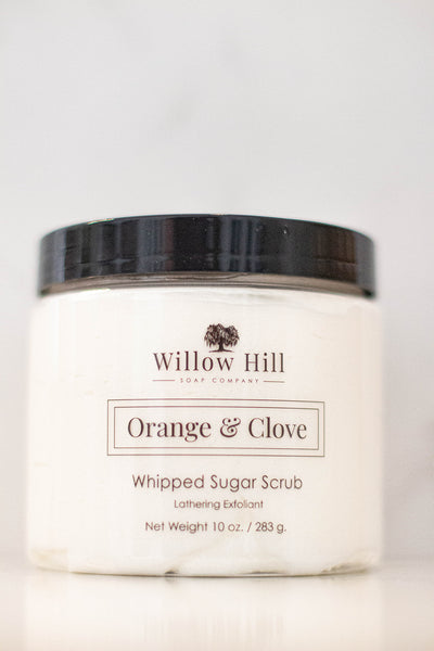 Orange and Clove Whipped Sugar Scrub