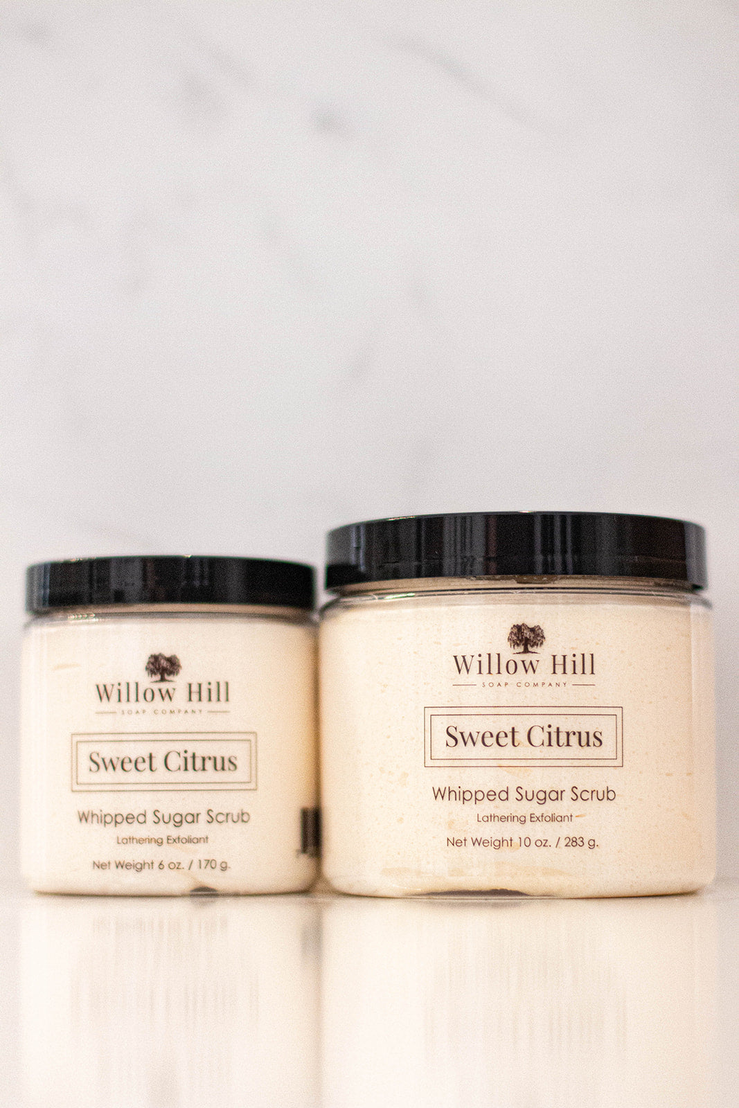 Willow Hill Soap Company Sweet Citrus scented whipped sugar scrub