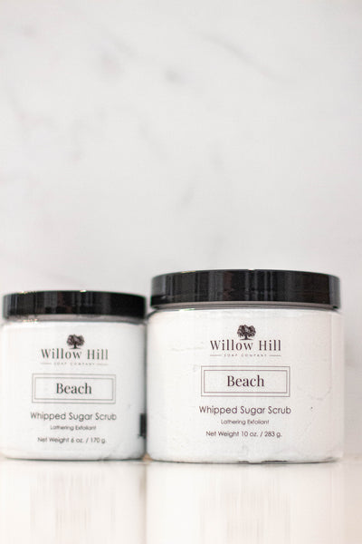 Willow Hill Soap Company Beach scented whipped sugar scrub