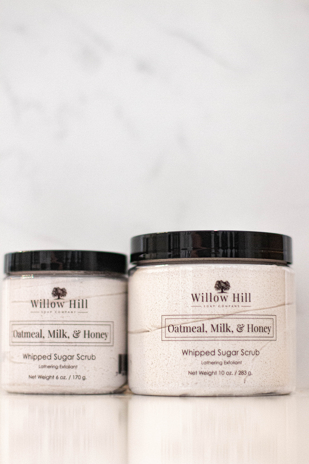 Willow Hill Soap Company Oatmeal, milk, and honey whipped sugar scrub