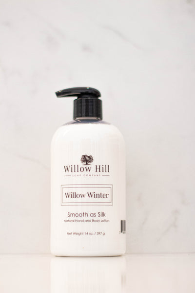 Willow Hill Soap Company Willow Winter Smooth as Silk lotion 