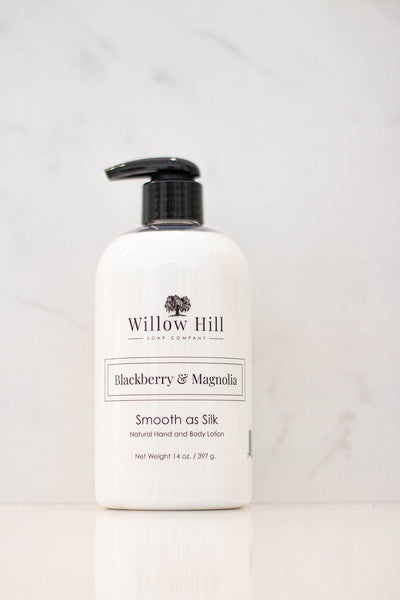 Willow Hill Soap Company Blackberry and Magnolia Smooth as Silk lotion