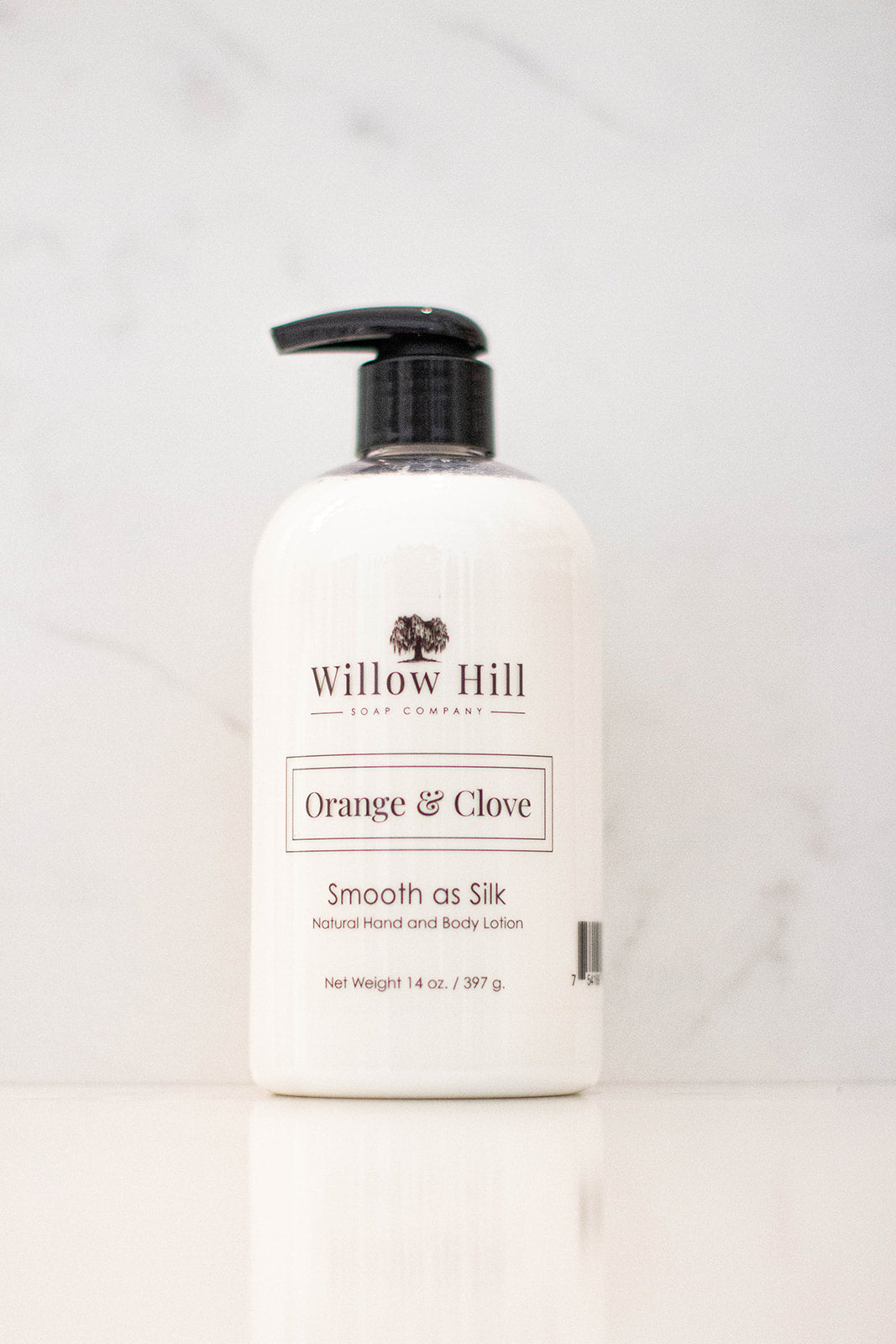 Willow Hill Soap Company Orange and Clove Smooth as Silk lotion 