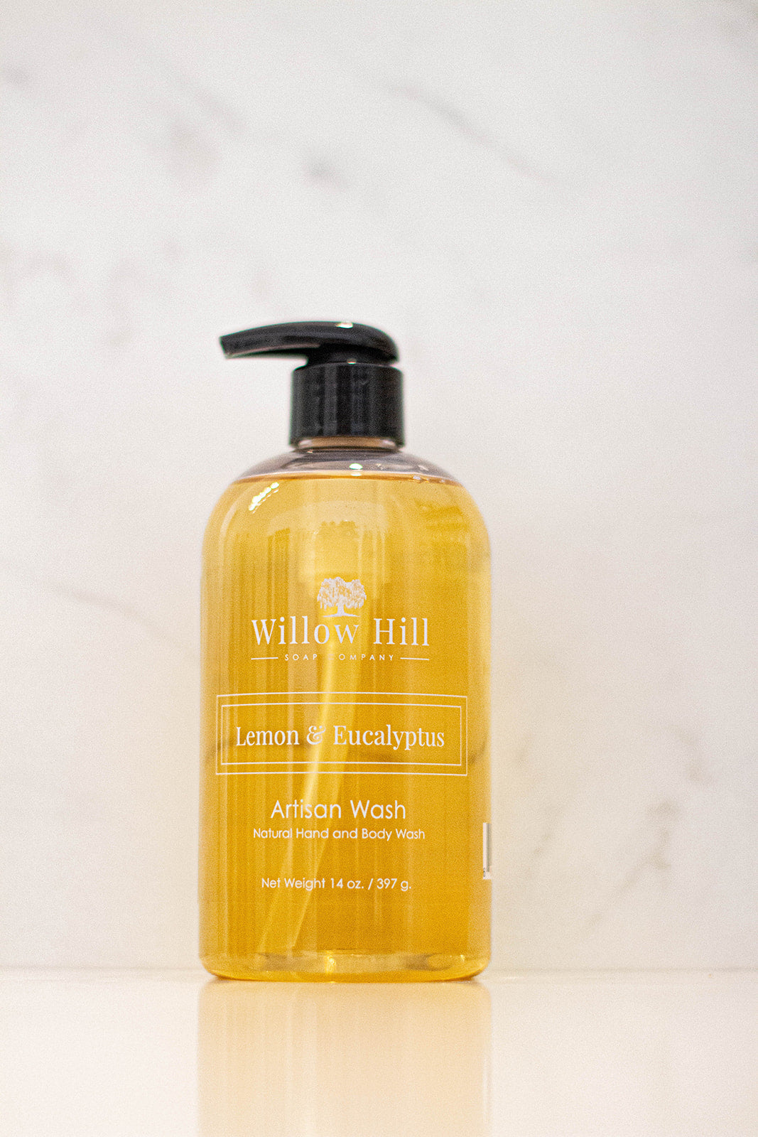 Willow Hill Soap Company Lemon and Eucalyptus hand and body wash