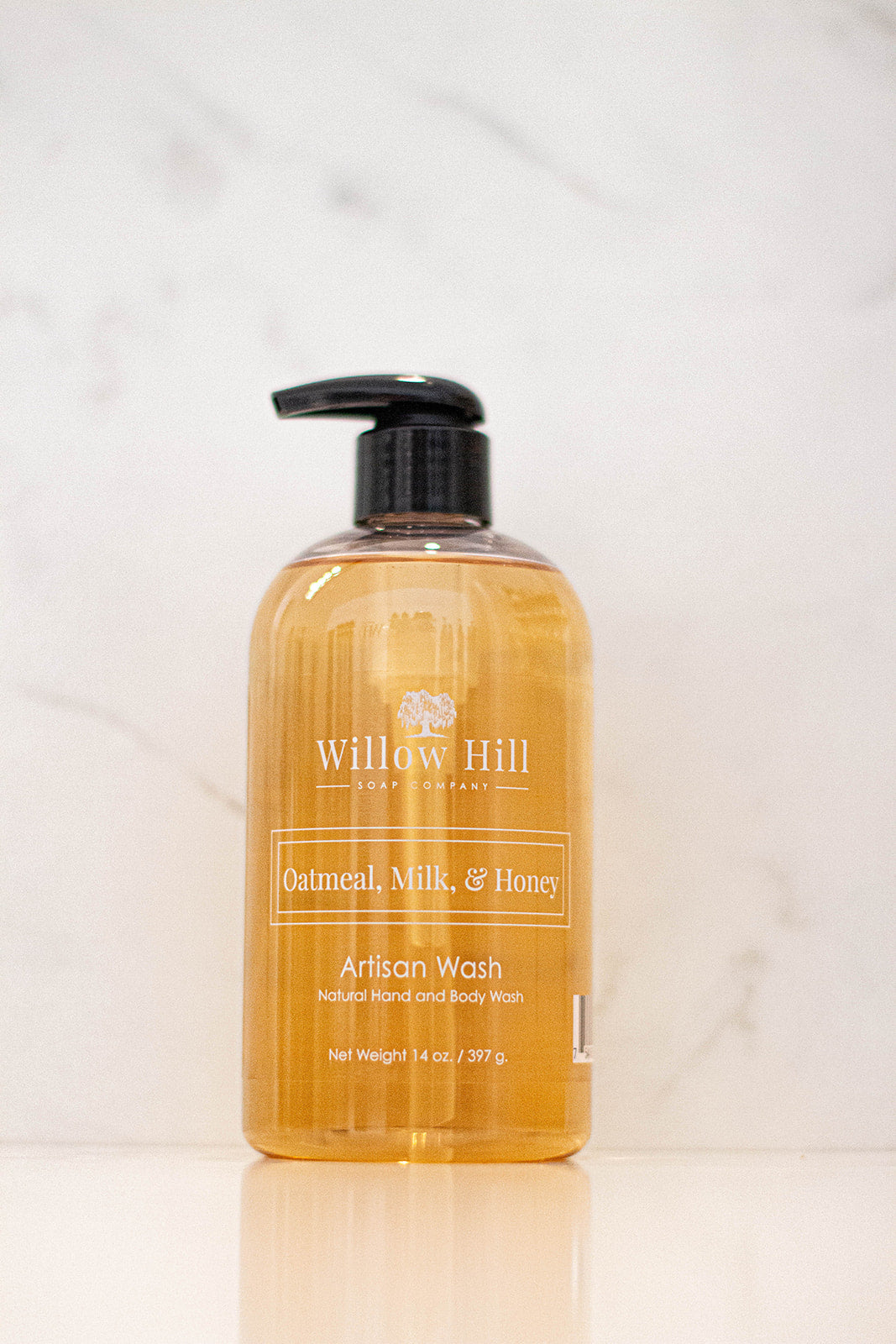 Willow Hill Soap Company Oatmeal milk and honey hand and body wash 