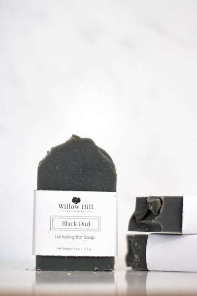 Willow Hill Soap Company Black Oud bar soap 