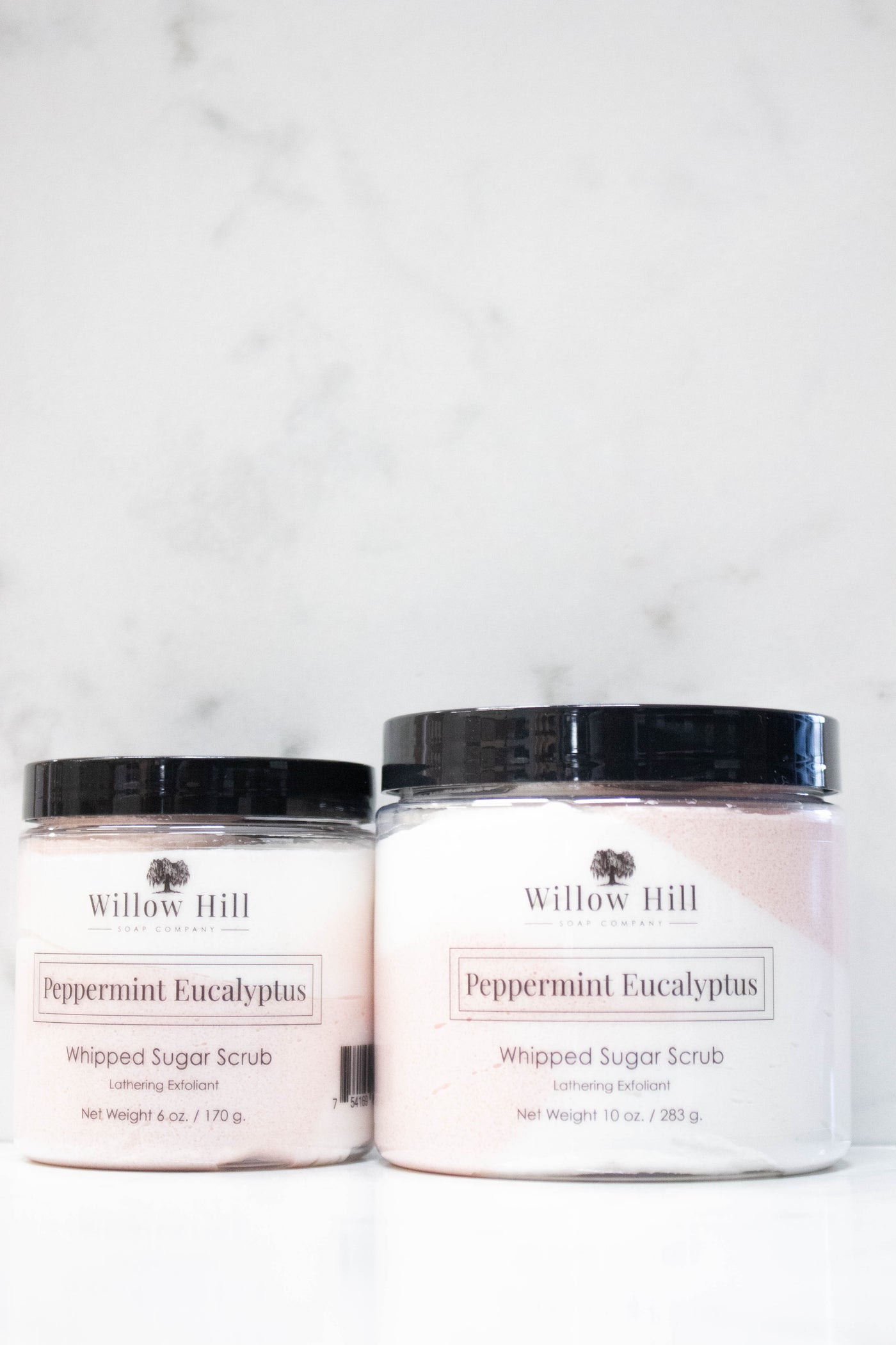 Peppermint Eucalyptus Whipped Sugar Scrub