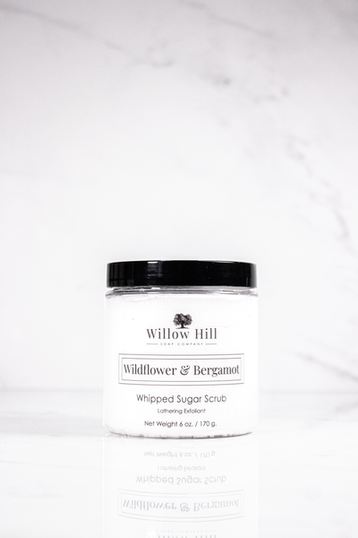 Wildflower & Bergamot Whipped Sugar Scrub