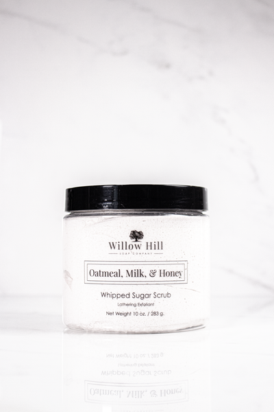 Oatmeal, Milk, and Honey Whipped Sugar Scrub