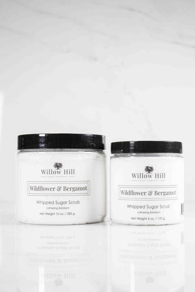 Wildflower & Bergamot Whipped Sugar Scrub