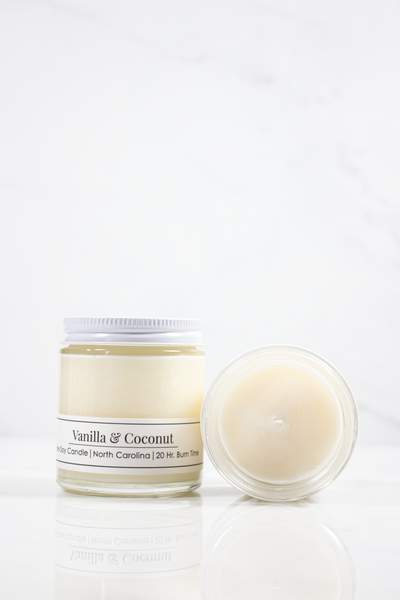 Vanilla & Coconut 4 oz Candle