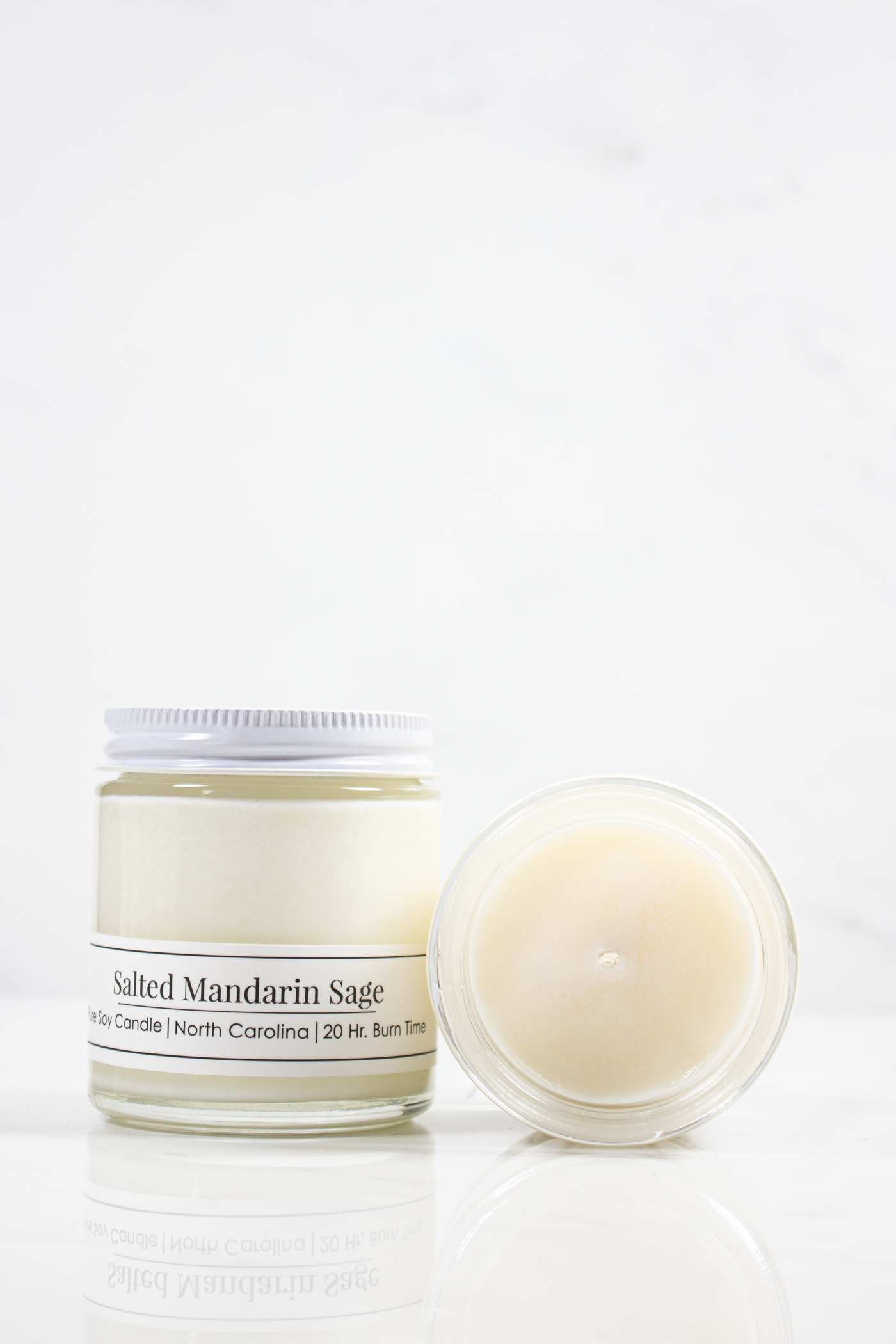 Salted Mandarin Sage 4 oz Candle