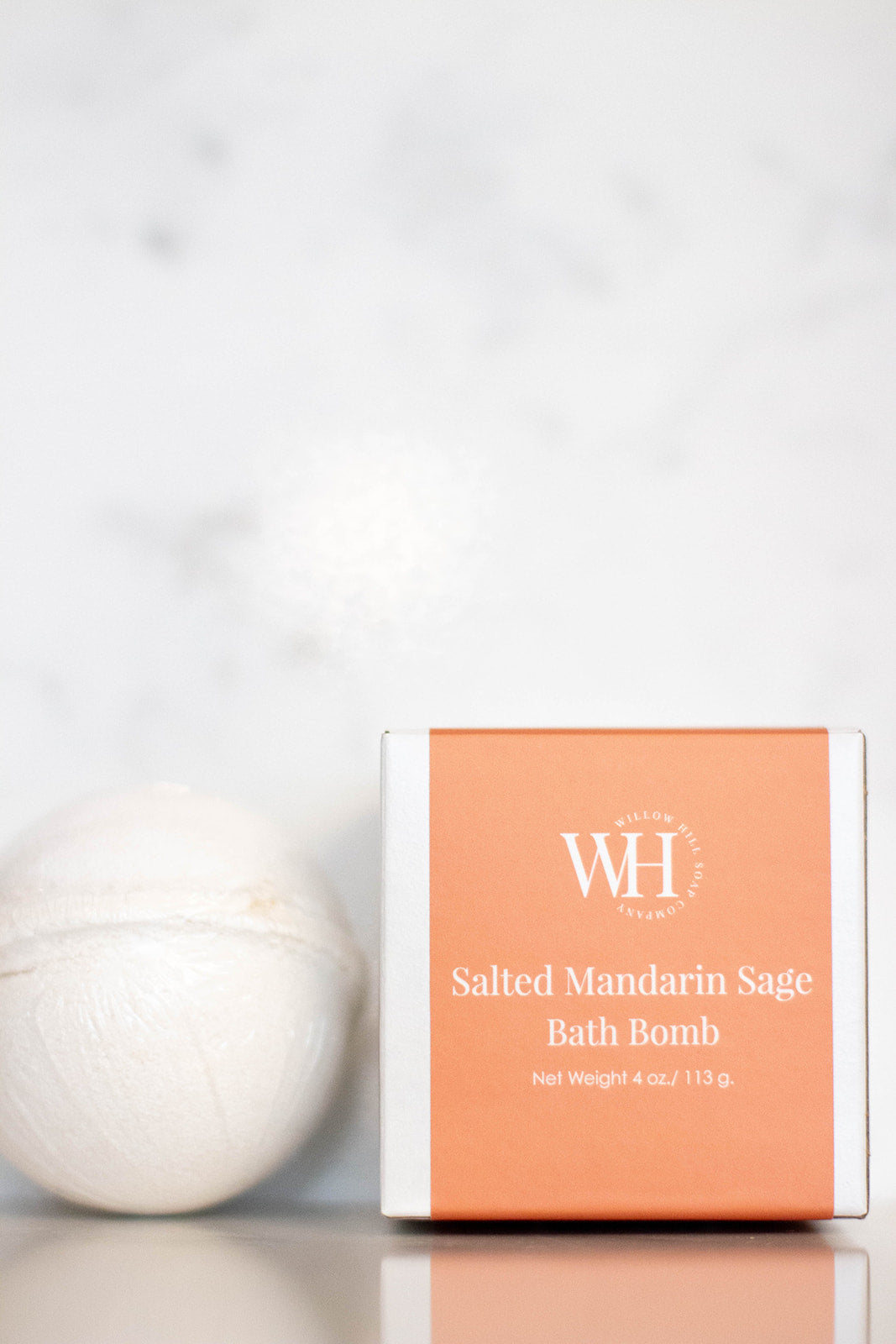 Salted Mandarin Sage Bath Bomb