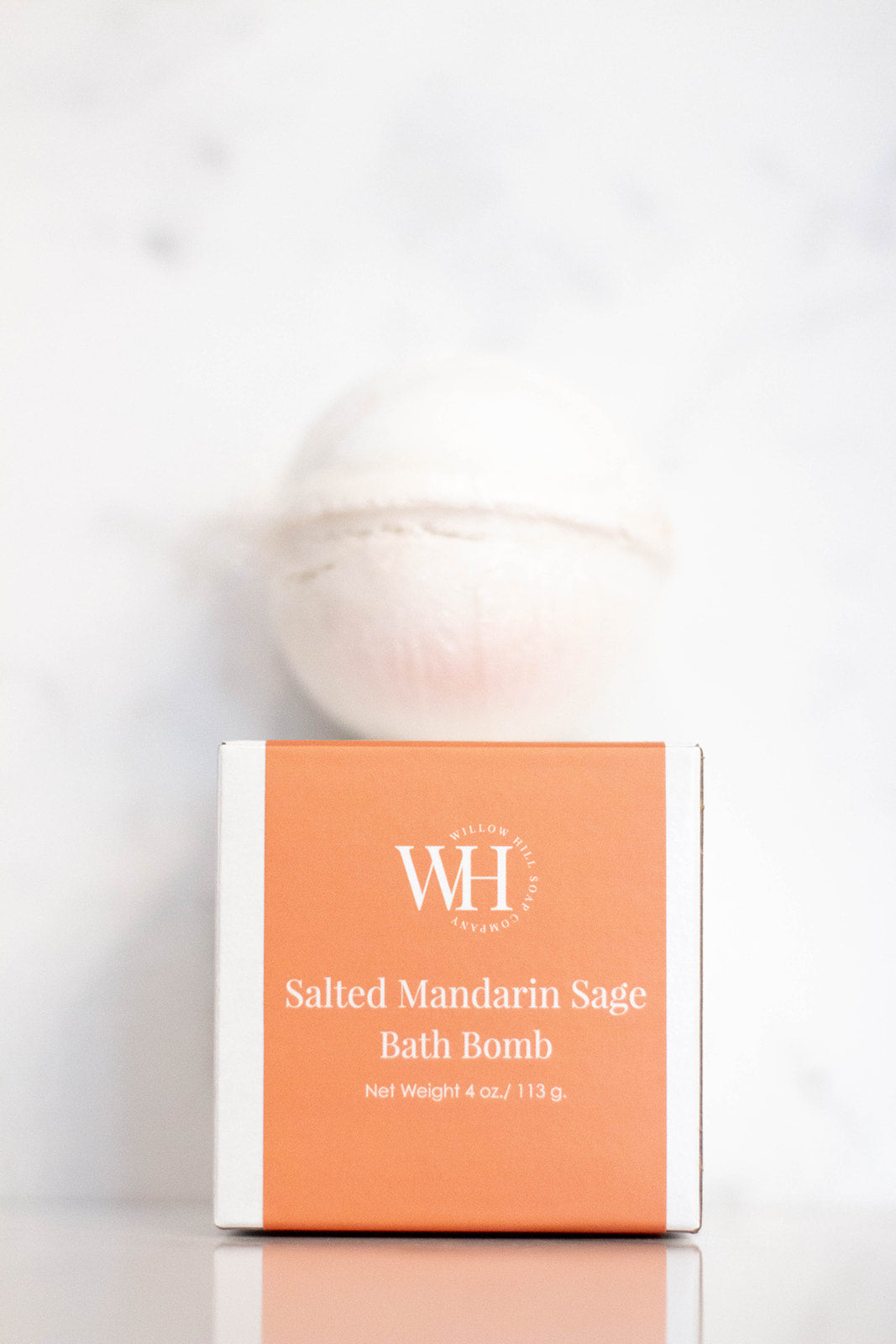 Salted Mandarin Sage Bath Bomb