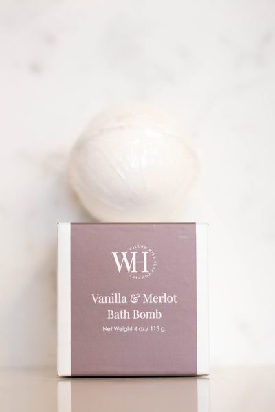 Vanilla & Merlot Bath Bomb