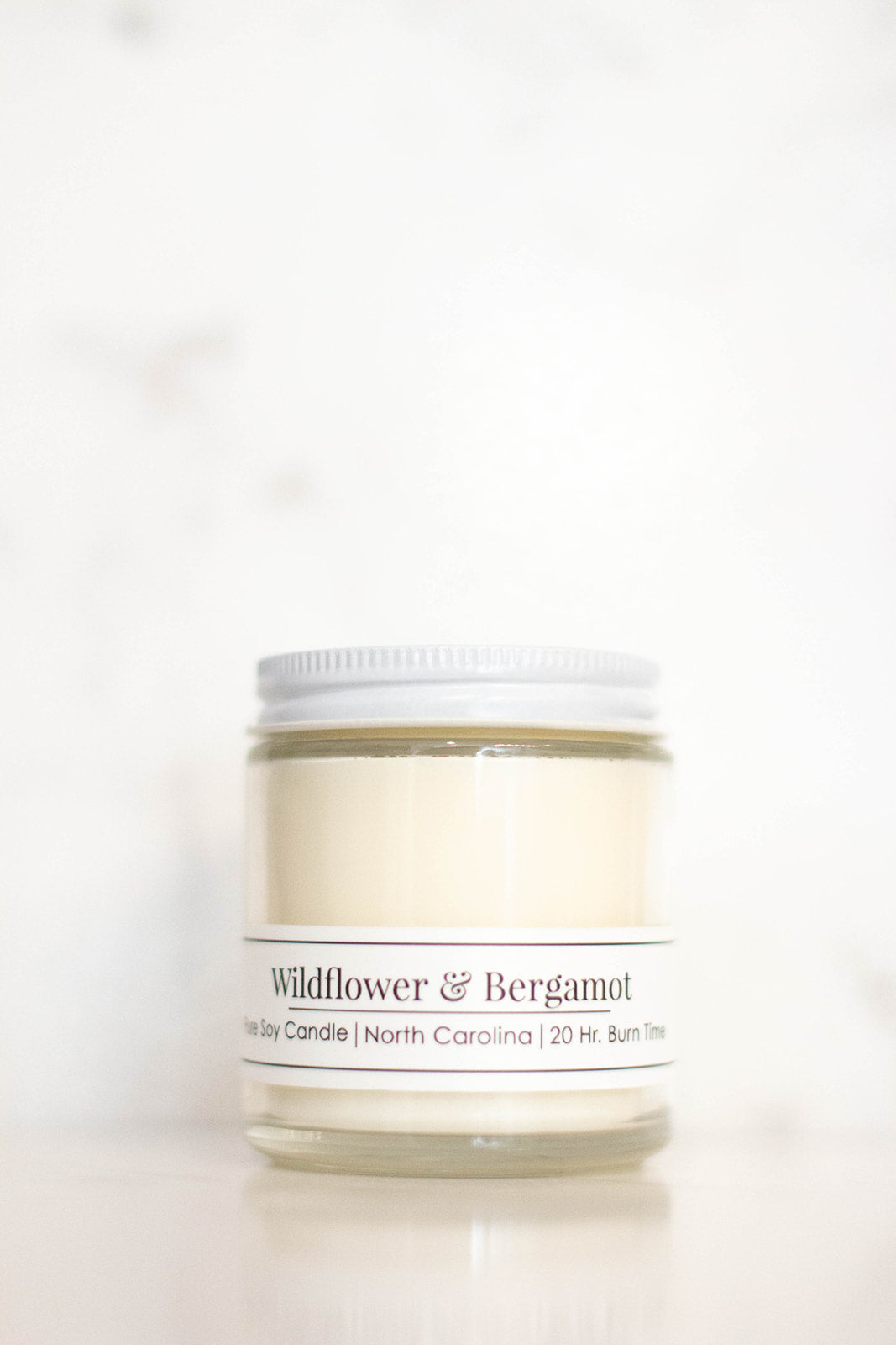 Willow Hill Soap Company Wildflower and Bergamot 4 oz soy wax candle