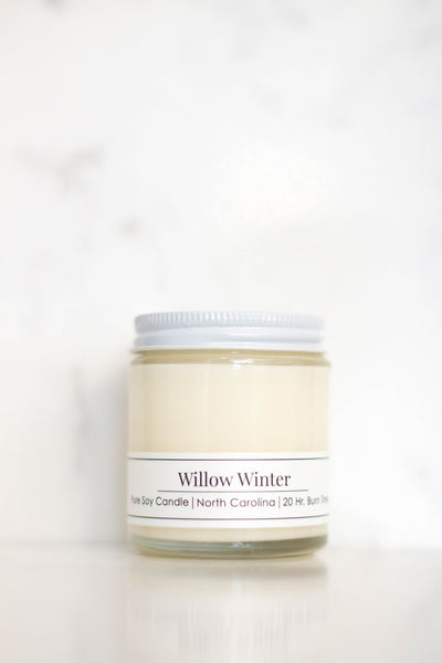 Willow Hill Soap Company Willow Winter 4 oz soy candle 