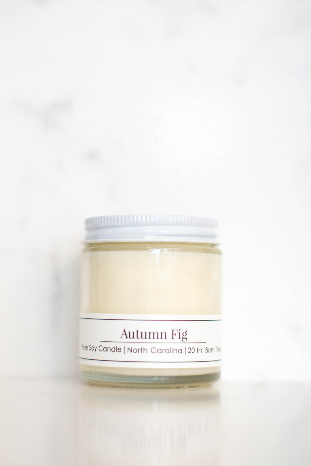 4 oz Autumn Fig soy candle by Willow Hill Soap Company