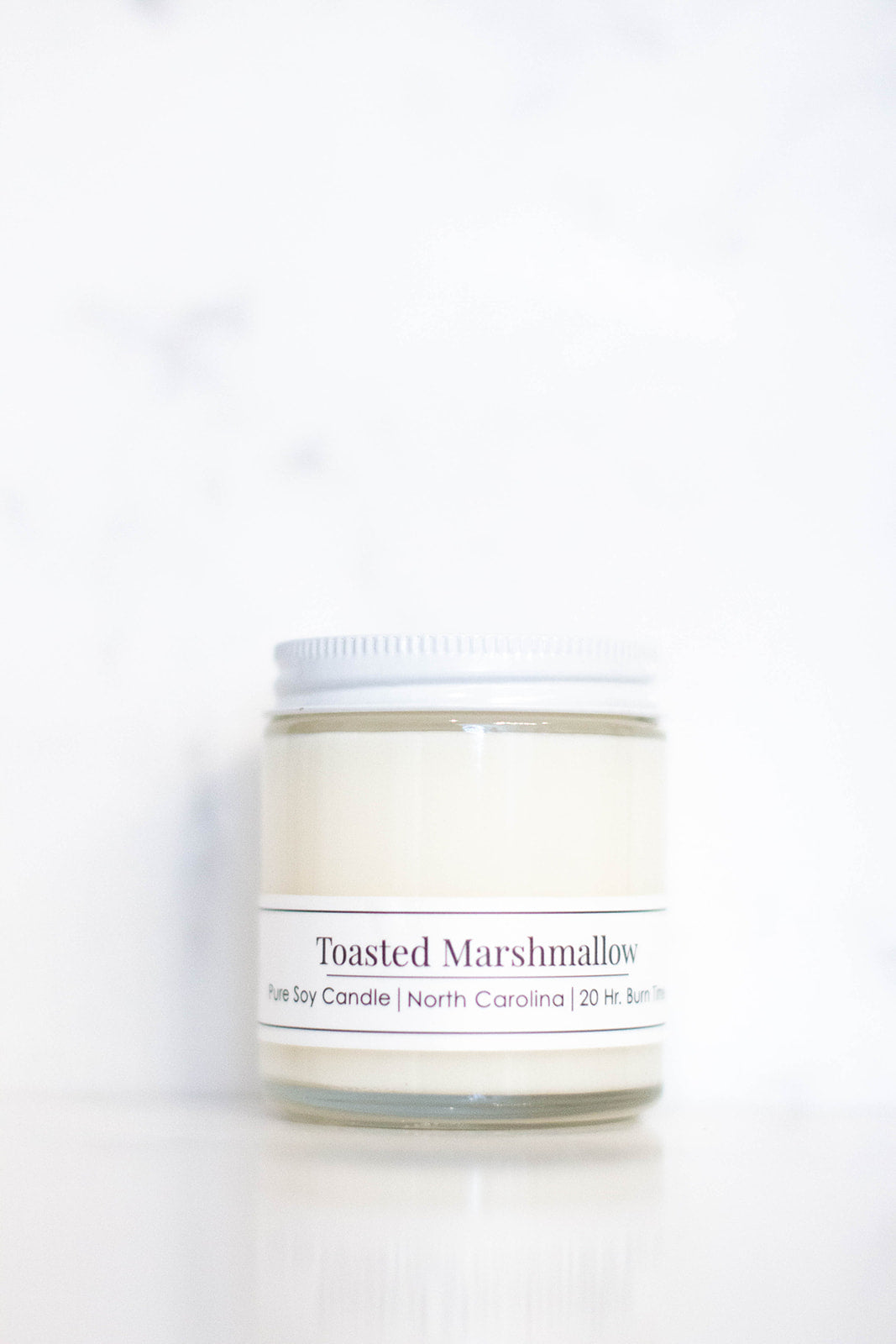 Toasted Marshmallow scented 4 oz candle by Willow Hill Soap Company