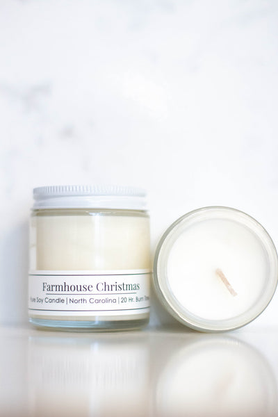 Farmhouse Christmas 4 oz Candle