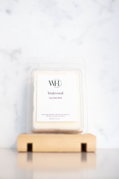 Willow Hill Soap Company Teakwood soy wax melt