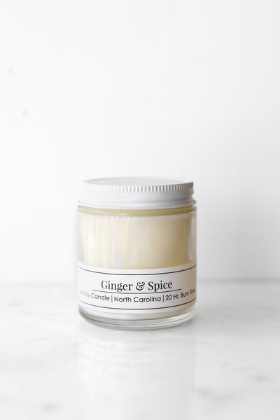 Ginger & Spice 4 oz Candle