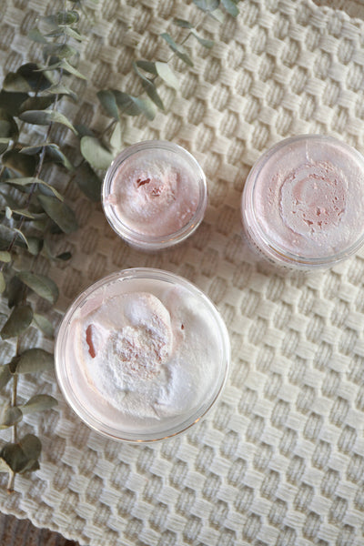 Peppermint Eucalyptus Whipped Sugar Scrub